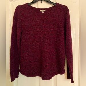 Croft and Barrow Maroon Sweater